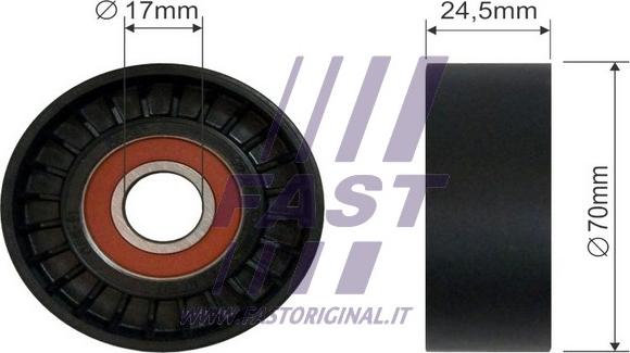 Fast FT44556 - Deflection / Guide Pulley, v-ribbed belt xparts.lv