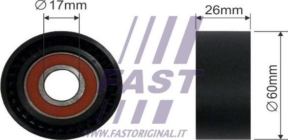 Fast FT44565 - Deflection / Guide Pulley, v-ribbed belt xparts.lv