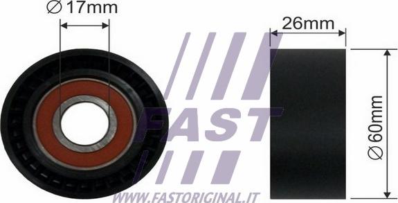 Fast FT44535 - Deflection / Guide Pulley, v-ribbed belt xparts.lv