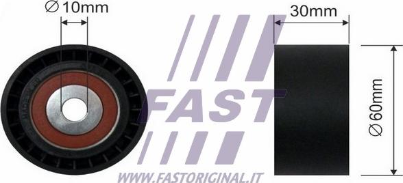 Fast FT44085 - Deflection / Guide Pulley, timing belt xparts.lv