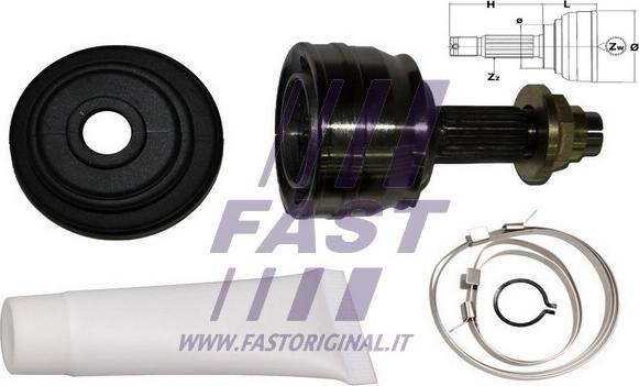 Fast FT25004K - Joint Kit, drive shaft xparts.lv