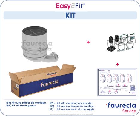 Faurecia FS45403S - Nosēdumu / Daļiņu filtrs, Izplūdes gāzu sistēma xparts.lv