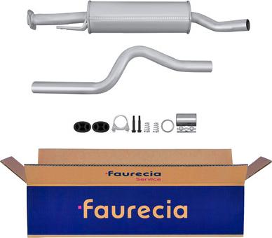 Faurecia FS40186 - Vidējais izpl. gāzu trokšņa slāpētājs xparts.lv