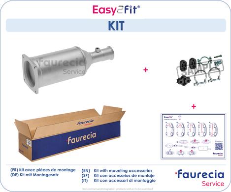 Faurecia FS15315F - Suodžių / kietųjų dalelių filtras, išmetimo sistema xparts.lv