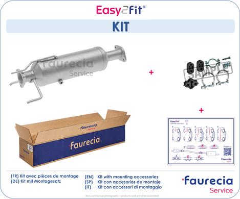 Faurecia FS25252F - Nosēdumu / Daļiņu filtrs, Izplūdes gāzu sistēma xparts.lv