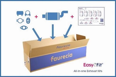 Faurecia PG45403F - Nosēdumu / Daļiņu filtrs, Izplūdes gāzu sistēma xparts.lv