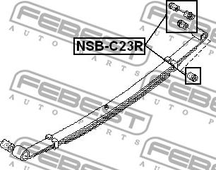 Febest NSB-C23R - Įvorė, lakštinė lingė xparts.lv