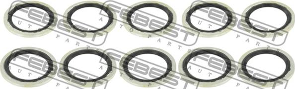 Febest RINGAH-018-PCS10 - Seal Ring, air conditioning system line xparts.lv