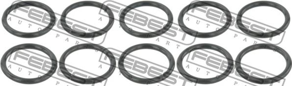 Febest RINGAH-017-PCS10 - Seal Ring, air conditioning system line xparts.lv