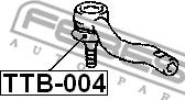 Febest TTB-004 - Remkomplekts, Stūres šķērsstiepņa uzgalis xparts.lv
