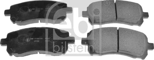 Febi Bilstein 16660 - Brake Pad Set, disc brake xparts.lv
