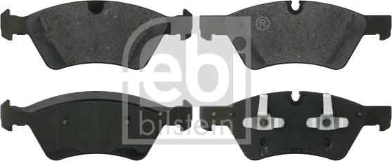 Febi Bilstein 16621 - Тормозные колодки, дисковые, комплект xparts.lv