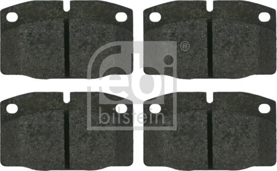 Febi Bilstein 16203 - Тормозные колодки, дисковые, комплект xparts.lv