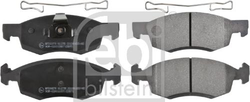 Febi Bilstein 16750 - Brake Pad Set, disc brake xparts.lv