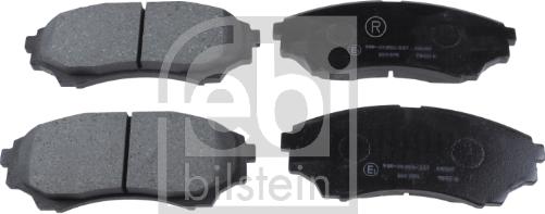 Febi Bilstein 16739 - Тормозные колодки, дисковые, комплект xparts.lv