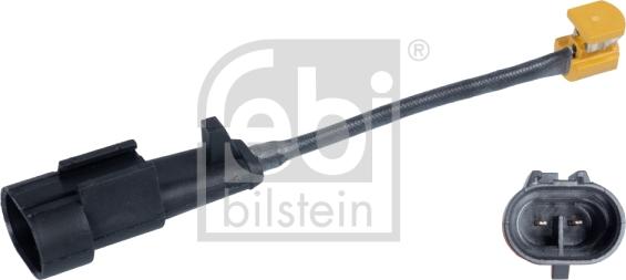 Febi Bilstein 106207 - Warning Contact, brake pad wear xparts.lv
