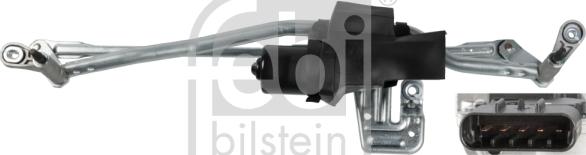 Febi Bilstein 107929 - Система тяг и рычагов привода стеклоочистителя xparts.lv