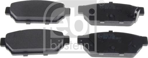 Febi Bilstein 116403 - Brake Pad Set, disc brake xparts.lv
