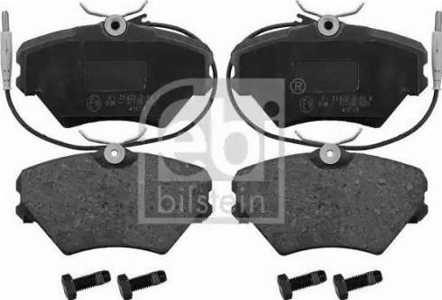 Febi Bilstein 116182 - Brake Pad Set, disc brake xparts.lv