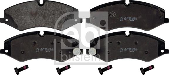 Febi Bilstein 116124 - Тормозные колодки, дисковые, комплект xparts.lv