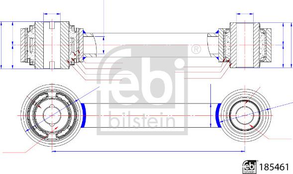 Febi Bilstein 185461 - Rod / Strut, wheel suspension xparts.lv