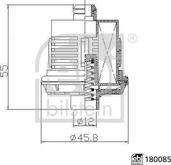 Febi Bilstein 180085 - Hydraulic Filter, all-wheel-drive coupling xparts.lv