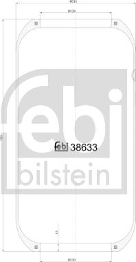 Febi Bilstein 38633 - Dėklas, pneumatinė pakaba xparts.lv