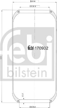 Febi Bilstein 20921 - Dėklas, pneumatinė pakaba xparts.lv