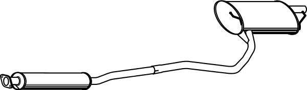 Fenno P6936 - Izplūdes gāzu trokšņa slāpētājs (pēdējais) xparts.lv