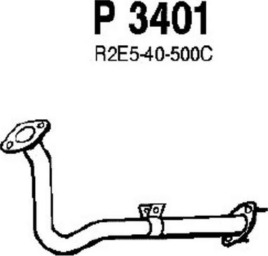 Fenno P3401 - Труба выхлопного газа xparts.lv