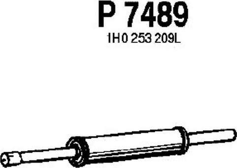 Fenno P7489 - Vidējais izpl. gāzu trokšņa slāpētājs xparts.lv