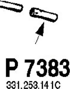 Fenno P7383 - Izplūdes caurule xparts.lv