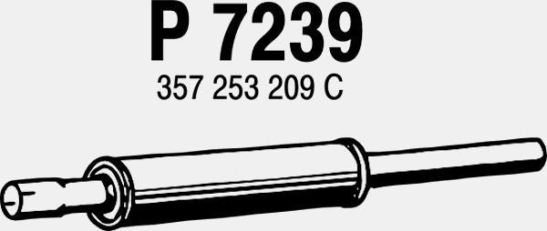 Fenno P7239 - Vidējais izpl. gāzu trokšņa slāpētājs xparts.lv