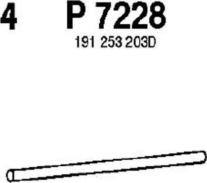 Fenno P7228 - Izplūdes caurule xparts.lv