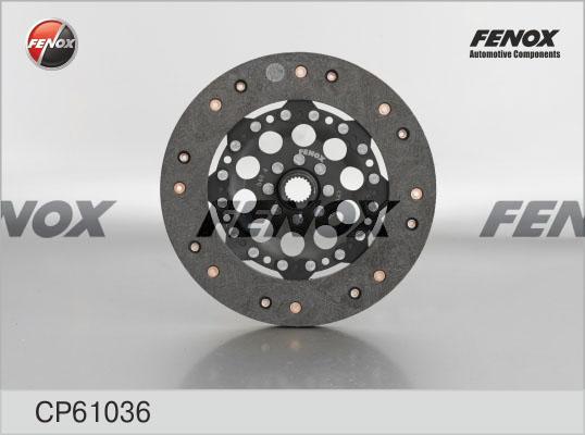 Fenox CP61036 - Диск сцепления, фрикцион xparts.lv