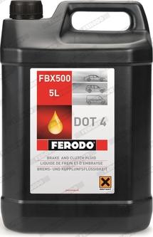 Ferodo FBX500 - BREMŽU ŠĶIDRUMS 5.0L # FBX500 DOT4-5.0 xparts.lv