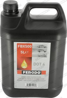 Ferodo FBX500 - BREMŽU ŠĶIDRUMS 5.0L # FBX500 DOT4-5.0 xparts.lv