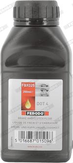 Ferodo FBX025 - Тормозная жидкость xparts.lv