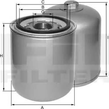 FIL Filter ZP 3110 A - Air Dryer Cartridge, compressed-air system xparts.lv