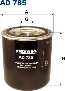 Filtron AD785 - Air Dryer Cartridge, compressed-air system xparts.lv