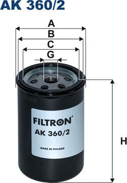 Filtron AK360/2 - Воздушный фильтр xparts.lv