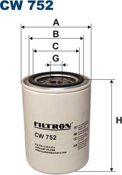 Filtron CW752 - Coolant Filter xparts.lv