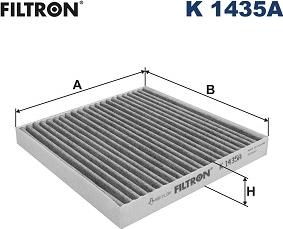 Filtron K 1435A - Фильтр воздуха в салоне xparts.lv