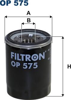 Filtron OP575 - Oil Filter xparts.lv