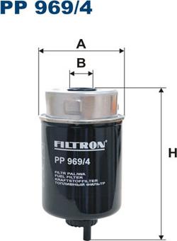 Filtron PP969/4 - Degvielas filtrs xparts.lv