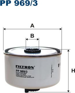 Filtron PP969/3 - Топливный фильтр xparts.lv