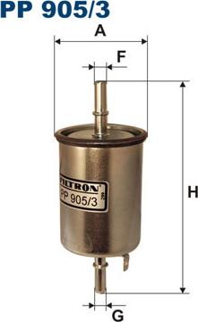 Filtron PP905/3 - Fuel filter xparts.lv