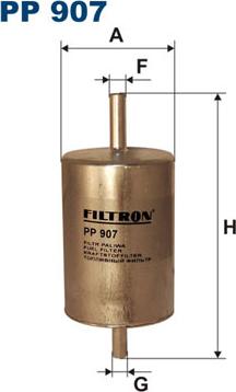 Filtron PP907 - Fuel filter xparts.lv