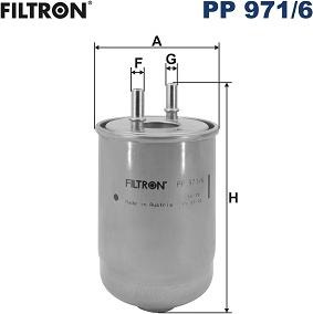 Filtron PP 971/6 - Degvielas filtrs xparts.lv