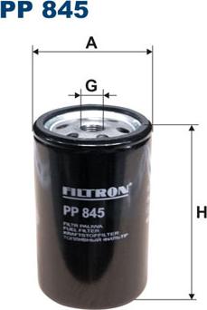 Filtron PP845 - Fuel filter xparts.lv